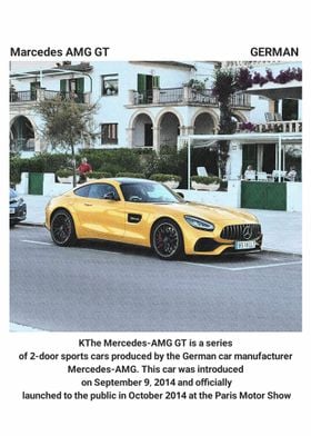 Mercedes AMG GT Sports Car