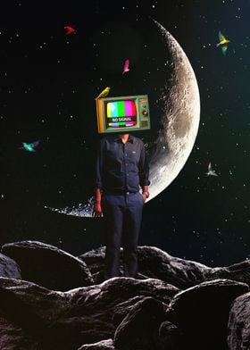 Signaless: A man with a TV for a head