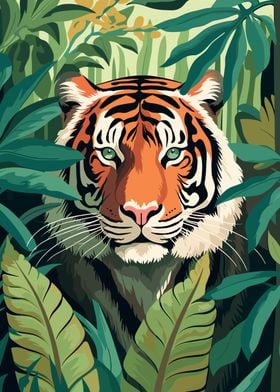 Tiger in Jungle