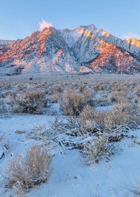 Snowy Mountain Peak