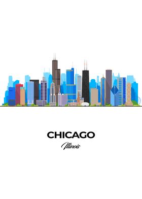 Chicago Skyline Illustration