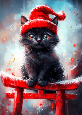 Black Cat in Red Hat