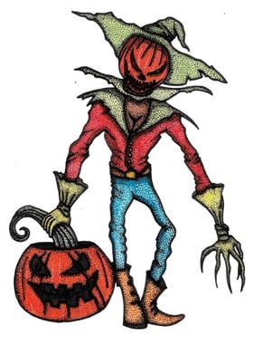 Pumpkinhead Scarecrow