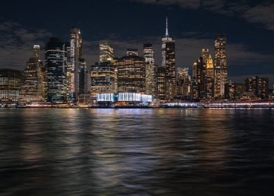 NYC Skyline Night