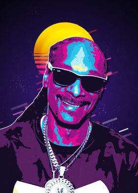 Snoop Dogg Retro Art