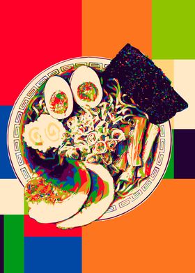 Ramen Bowl Pop Art