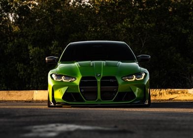 Green BMW M4