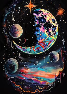 Cosmic Graffiti Moon