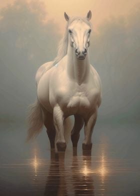 White Horse in Water