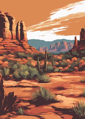 Sedona Desert Landscape