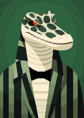 Reptile in Suit