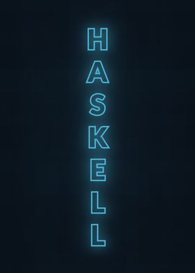 Haskell Neon Sign