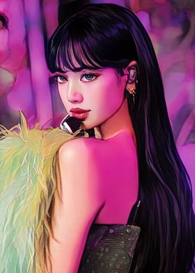 Lisa Blackpink Digital Art