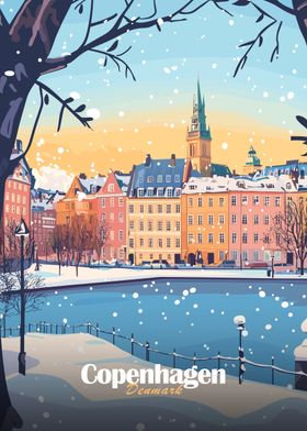 Copenhagen Winter Scene