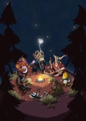 outerwild Campfire Gathering