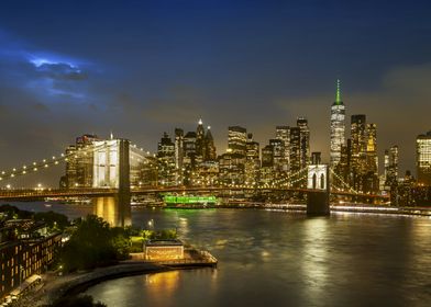 Brooklyn Bridge Night View