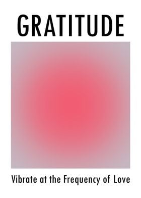 Gratitude Aura Poster