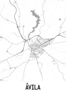 Ávila City Map