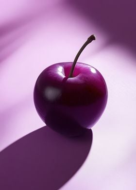 Purple Plum on Pink