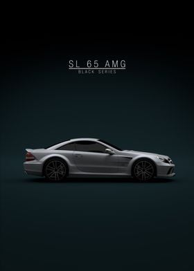 Grey 2009 Mercedes-Benz SL 65 AMG Black Series - Green Tint