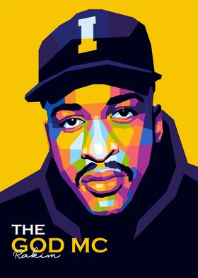 Rakim Pop Art Portrait