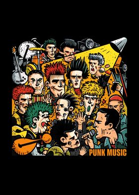 Punk Music Illustration