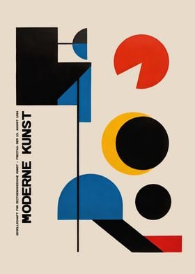 Modern German Art Poster