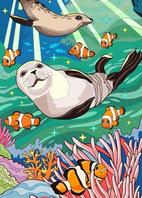 Love Seals and Clownfish