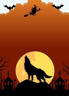 Halloween Wolf Howl