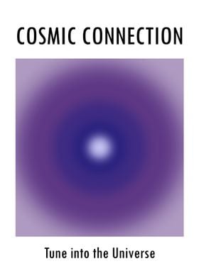 Cosmic Connection Aura Poster