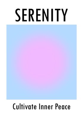 Serenity Aura Poster