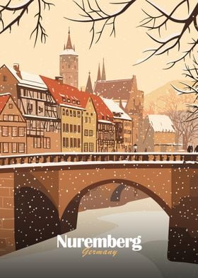 Nuremberg Winter Scene