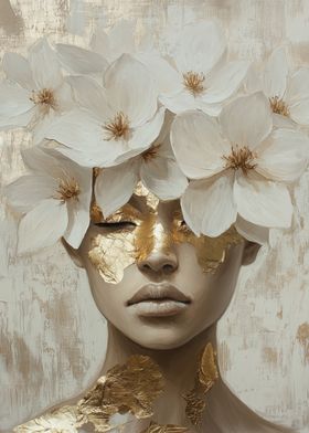 Golden Flower Woman