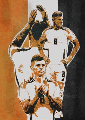 Soccer Player Collage