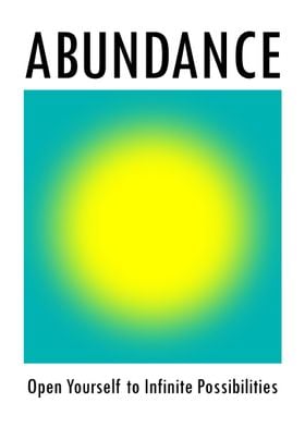 Abundance Aura Poster