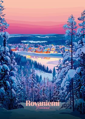 Rovaniemi Finland Winter Landscape