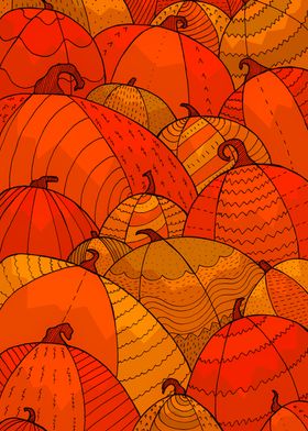 Autumn Pumpkin Pattern