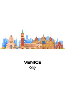 Venice Skyline Illustration