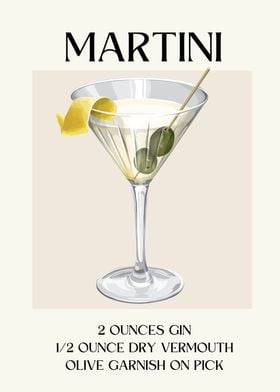 Martini Cocktail Recipe 