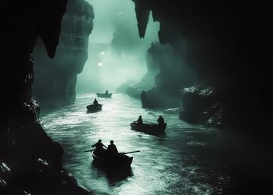 Mysterious Cave River