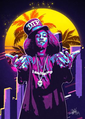 Ludacris Retro Art 80s