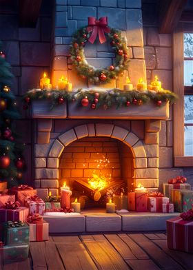 Christmas Fireplace