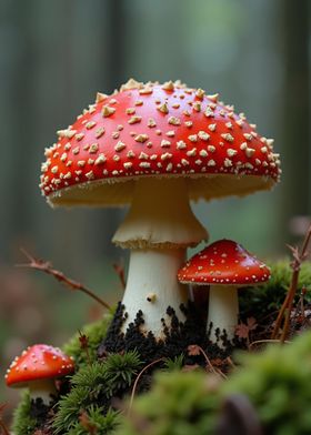 Red Mushroom Fungi Fungus Fly Agaric