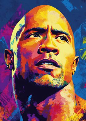 Dwayne Johnson Portrait