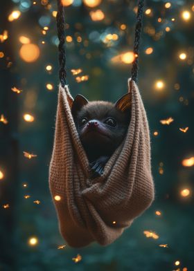 Bat in a Hammock