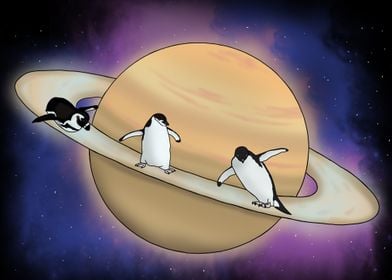 Penguins on Saturn