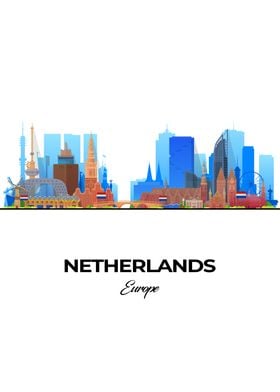 Netherlands Skyline