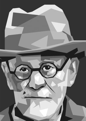 Man in Hat and Glasses