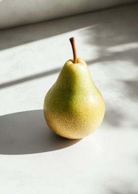 Single Green Pear