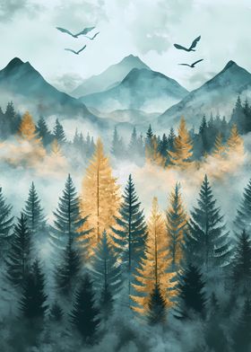 Misty Mountain Forest